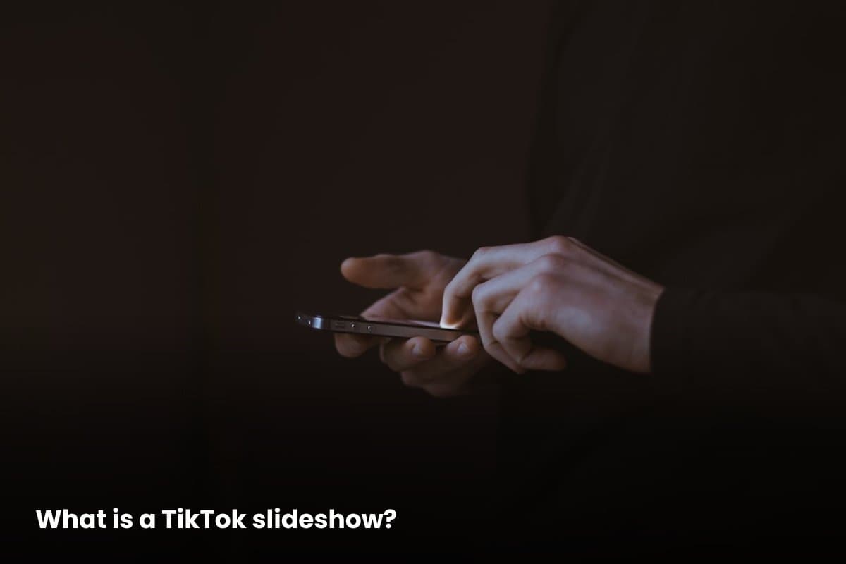 What is a TikTok slideshow?