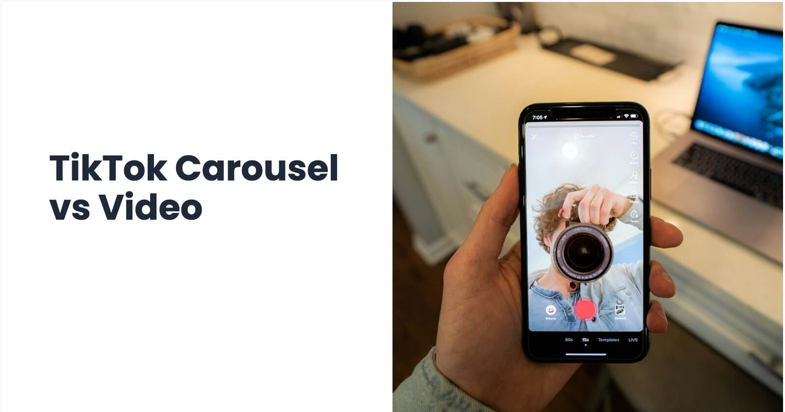 Comparison of TikTok carousel and video engagement