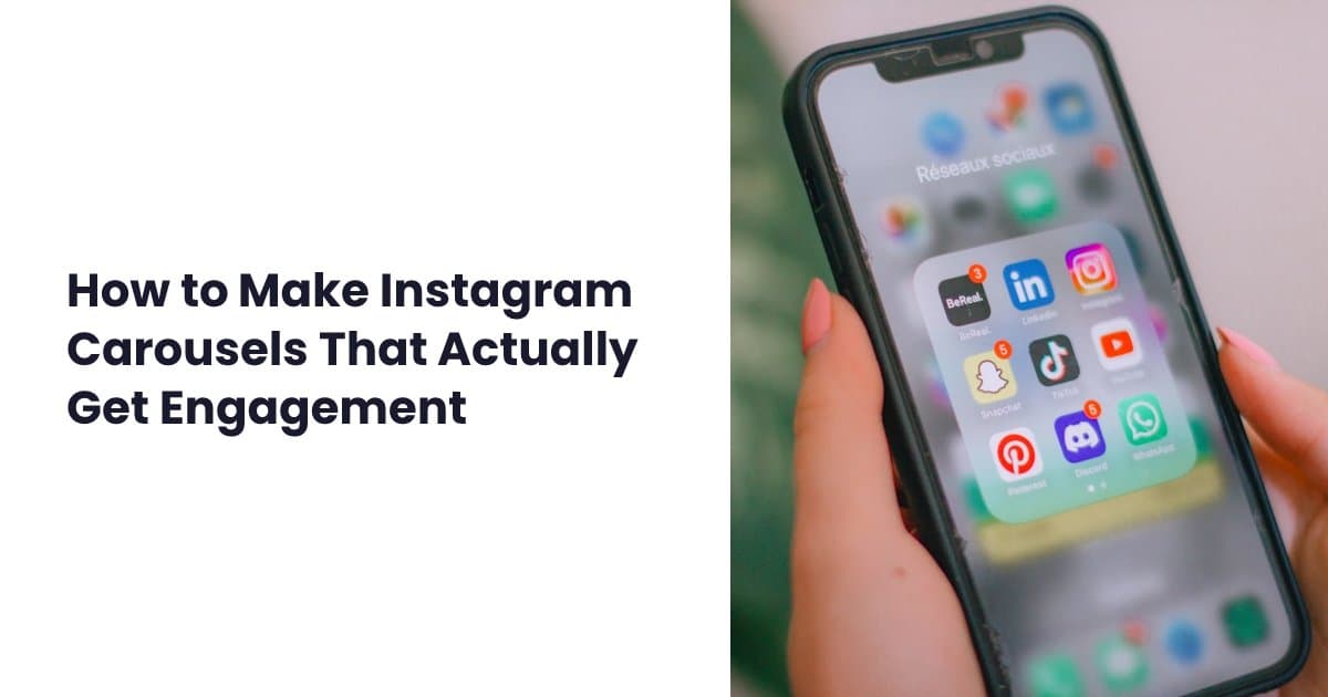 Instagram carousel post example showing multiple slides